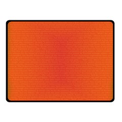 Scarlet Pimpernel Writing Orange Green Fleece Blanket (small) by Mariart