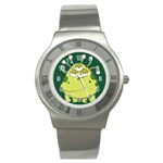 The Most Ugly Alien Ever Stainless Steel Watch Front