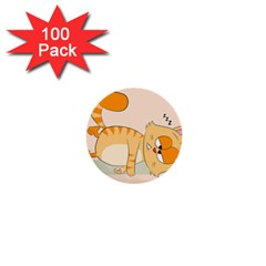 Even Cat Hates Monday 1  Mini Buttons (100 Pack)  by Catifornia