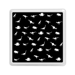 Dinosaurs Pattern Memory Card Reader (square)  by Valentinaart