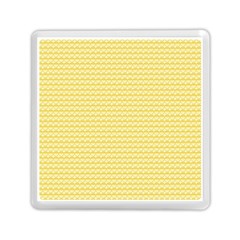 Pattern Yellow Heart Heart Pattern Memory Card Reader (square)  by Nexatart