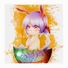 Easter Bunny Girl Medium Glasses Cloth by Catifornia