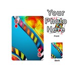 Color Dream Polka Playing Cards 54 (Mini)  Front - DiamondQ