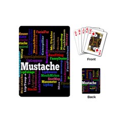 Mustache Playing Cards (mini)  by Mariart