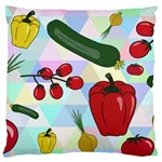 Vegetables Cucumber Tomato Standard Flano Cushion Case (Two Sides) Front