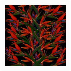 Bird Of Paradise Medium Glasses Cloth (2-side) by Valentinaart