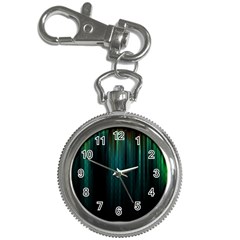 Lines Light Shadow Vertical Aurora Key Chain Watches by Mariart