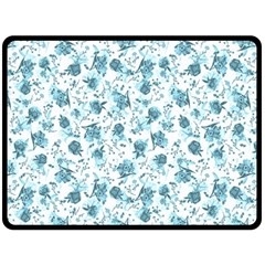 Floral Pattern Double Sided Fleece Blanket (large)  by ValentinaDesign