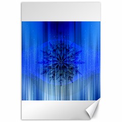 Background Christmas Star Canvas 24  X 36  by Nexatart