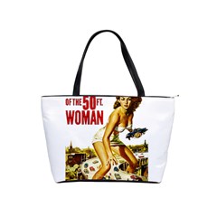 Attack Of The 50 Ft Woman Shoulder Handbags by Valentinaart