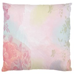 Watercolor Floral Large Cushion Case (one Side) by Nexatart