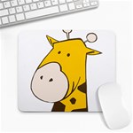 Illustrain Giraffe Face Animals Large Mousepads Front