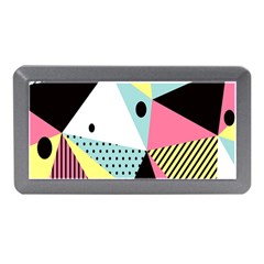 Geometric Polka Triangle Dots Line Memory Card Reader (mini) by Mariart