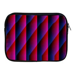 Photography Illustrations Line Wave Chevron Red Blue Vertical Light Apple Ipad 2/3/4 Zipper Cases by Mariart