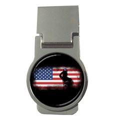 Honor Our Heroes On Memorial Day Money Clips (round)  by Catifornia