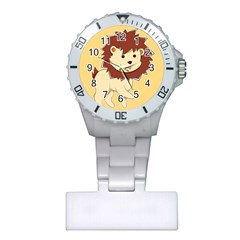 Happy Cartoon Baby Lion Plastic Nurses Watch by Catifornia