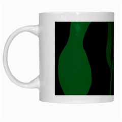 Illustrators Portraits Plants Green Red Polka Dots White Mugs by Mariart