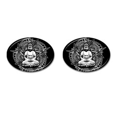 Ornate Buddha Cufflinks (oval) by Valentinaart