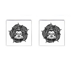 Ornate Buddha Cufflinks (square) by Valentinaart