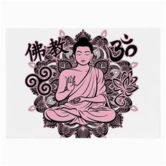 Ornate Buddha Large Glasses Cloth (2-side) by Valentinaart