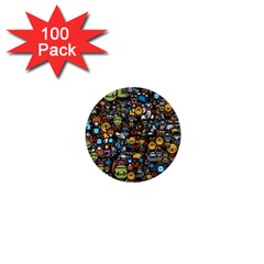 Many Funny Animals 1  Mini Buttons (100 Pack)  by BangZart