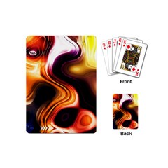 Colourful Abstract Background Design Playing Cards (mini)  by BangZart