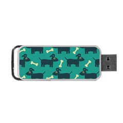 Happy Dogs Animals Pattern Portable Usb Flash (two Sides) by BangZart