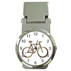 Elegant Gold Look Bicycle Cycling  Money Clip Watches by yoursparklingshop