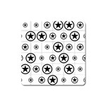 Army Stars Square Magnet Front