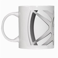 Wheel Skin Cover White Mugs by BangZart