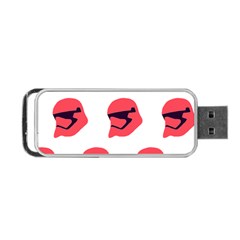 Stormtroper Pattern  Portable Usb Flash (one Side) by paulaoliveiradesign