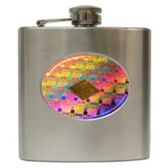 Technology Circuit Pentium Die Hip Flask (6 Oz) by BangZart