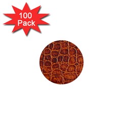 Crocodile Skin Texture 1  Mini Buttons (100 Pack)  by BangZart