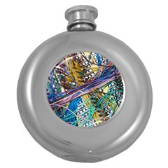 Circuit Computer Round Hip Flask (5 Oz) by BangZart