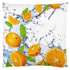 Fruits Water Vegetables Food Large Cushion Case (one Side) by BangZart