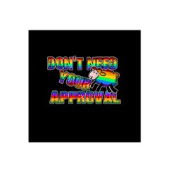 Dont Need Your Approval Satin Bandana Scarf by Valentinaart