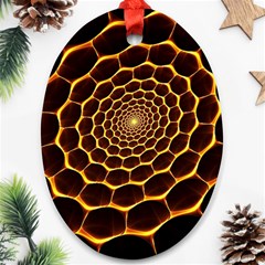 Honeycomb Art Ornament (oval) by BangZart