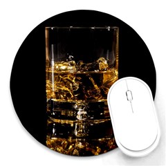 Drink Good Whiskey Round Mousepads by BangZart