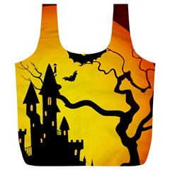 Halloween Night Terrors Full Print Recycle Bags (l)  by BangZart