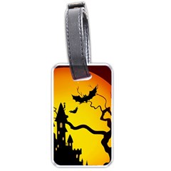 Halloween Night Terrors Luggage Tags (one Side)  by BangZart