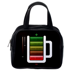 Black Energy Battery Life Classic Handbags (one Side) by BangZart