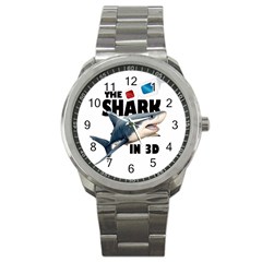 The Shark Movie Sport Metal Watch by Valentinaart