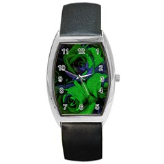 Roses Vi Barrel Style Metal Watch by markiart