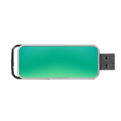 Sealife Green Gradient Portable Usb Flash (one Side) by designworld65