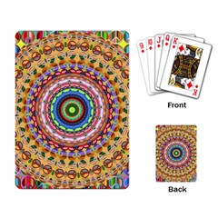 Peaceful Mandala Playing Card by designworld65