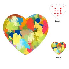 Summer Feeling Splash Playing Cards (heart)  by designworld65