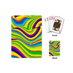 Summer Wave Colors Playing Cards (mini)  by designworld65