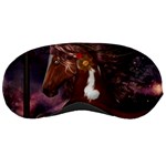 Steampunk Wonderful Wild Horse With Clocks And Gears Sleeping Masks Front