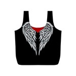 Angel heart tattoo Full Print Recycle Bags (S)  Back