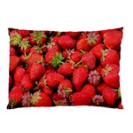 Strawberries Berries Fruit Pillow Case (Two Sides) Back